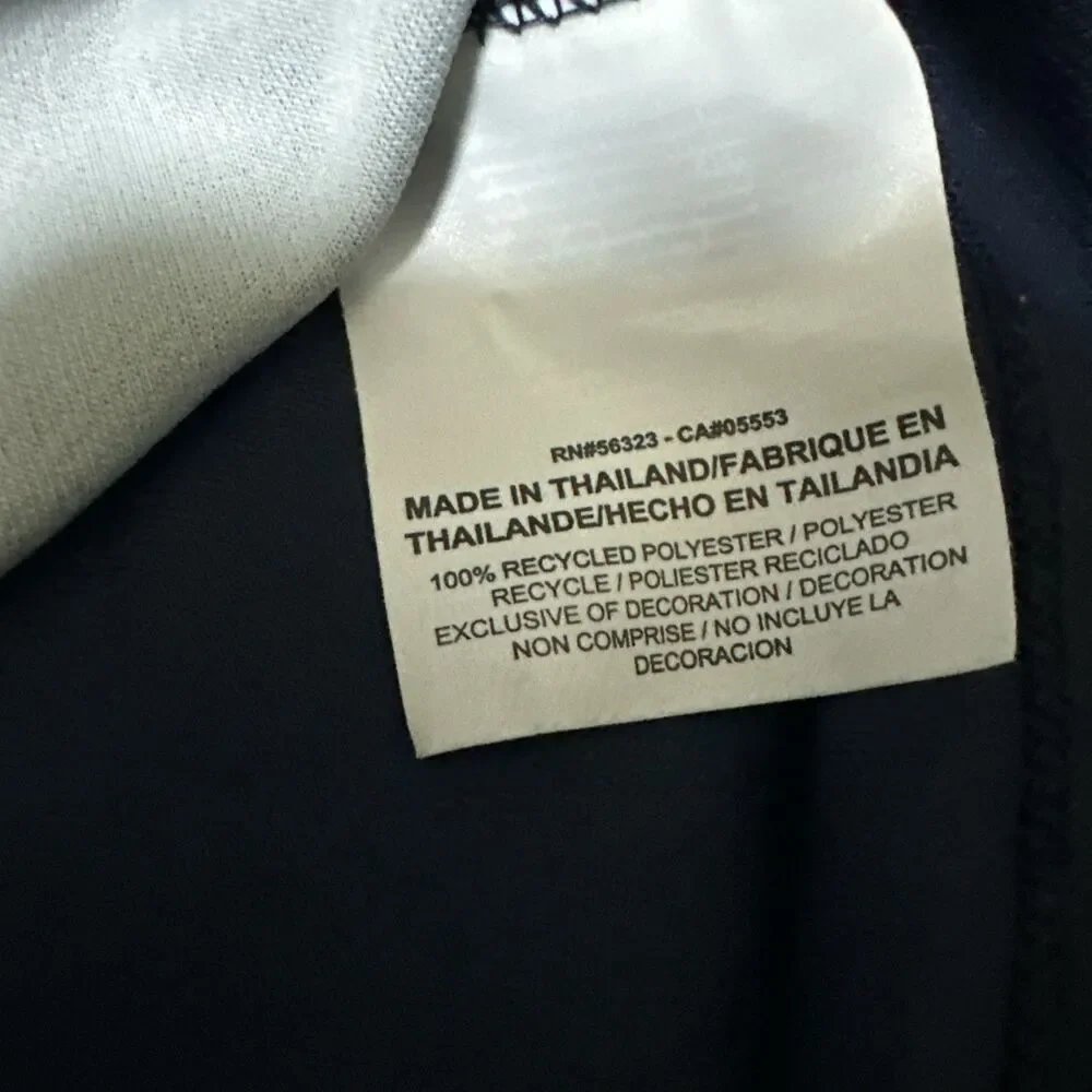 Nike Golf Polo Shirt Men's XL Dri-Fit Blue Grey Colorblock Stretch Performance